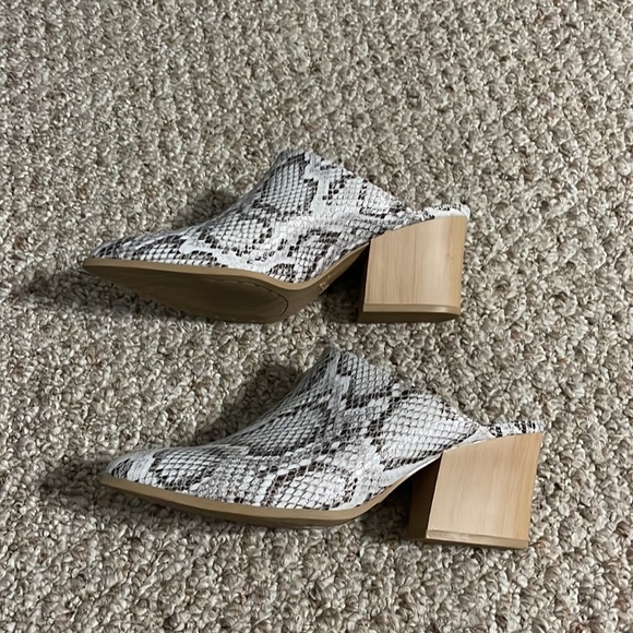 Snakeskin Mules - Picture 2 of 3